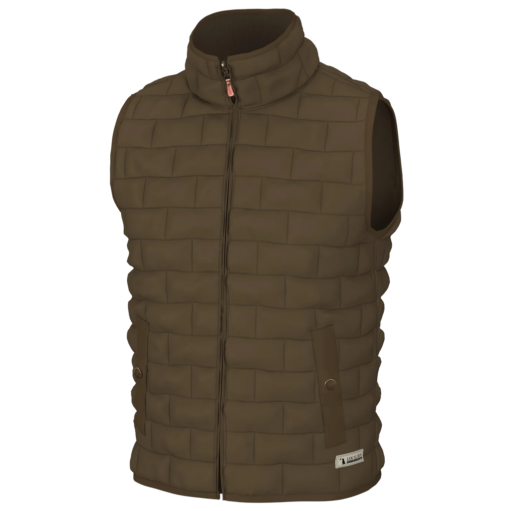 Brick Quilted Vest