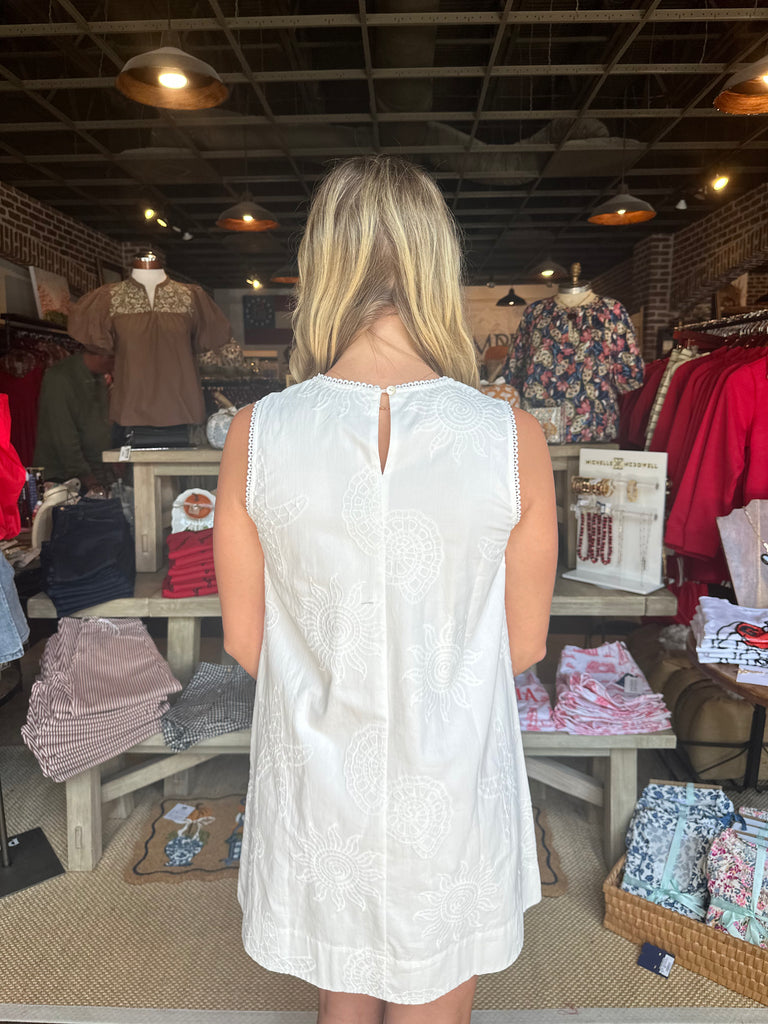 FINAL SALE - Lane Dress White