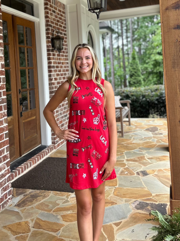 Pink Paisley Midi Dress