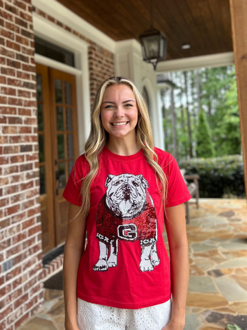 The UGA Sequin Spirit Tee