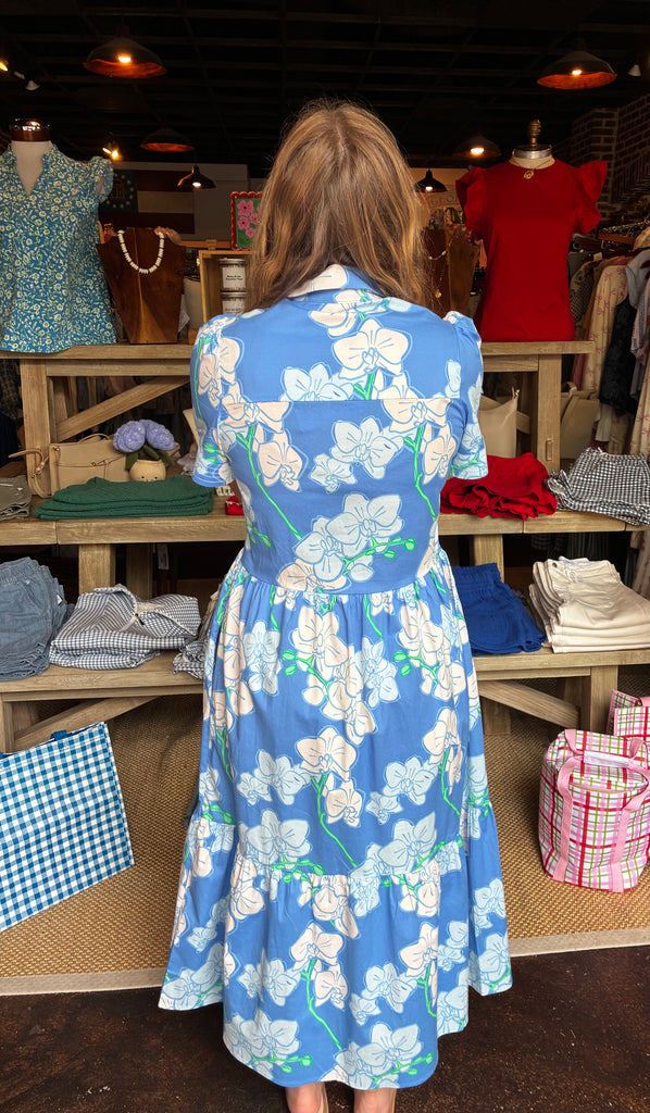 Jema Orchid Revere Blue Dress