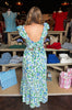 Mawar Ruffle Gianne Floral Maxi Dress