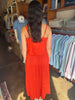 Fiore Crinkle Satin Tank Cabana Red