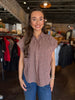 Sadie Gingham Button-Up Top