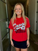 Dawgs Script Tee Red