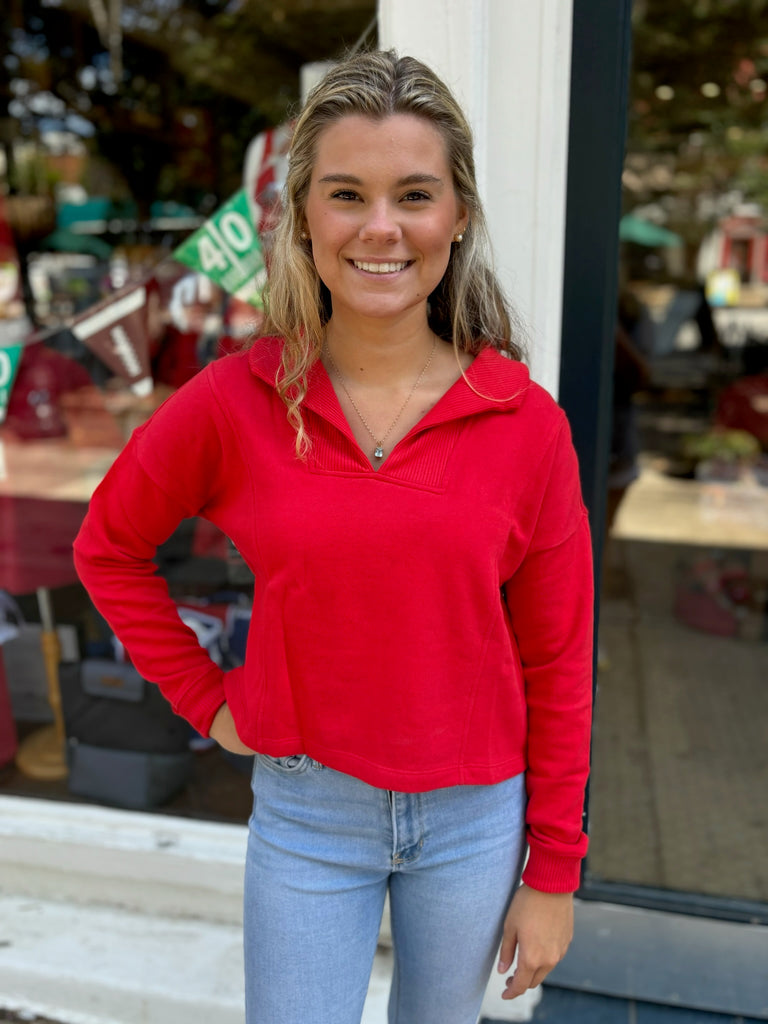 The Collared Sweatshirt Georgia