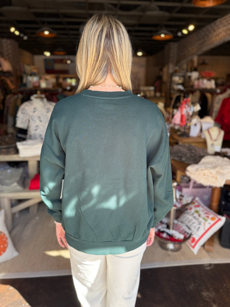 Bright Sunday Sweatshirt Garland Green