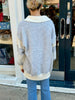 Heather Grey & Ivory Collar Sweater