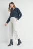 Sea Salt High Rise Utility Wide Leg Pant