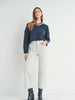 Sea Salt High Rise Utility Wide Leg Pant