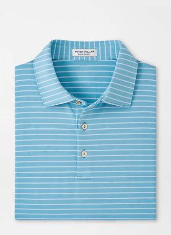 Lavender Fields Performance Jersey Polo Cyan