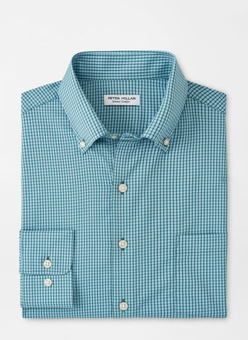 Lavender Fields Performance Jersey Polo Cyan