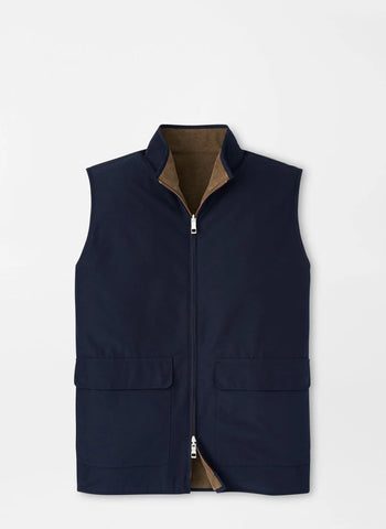 Men's Lakewashed Double-Knit Vest Classic Navy