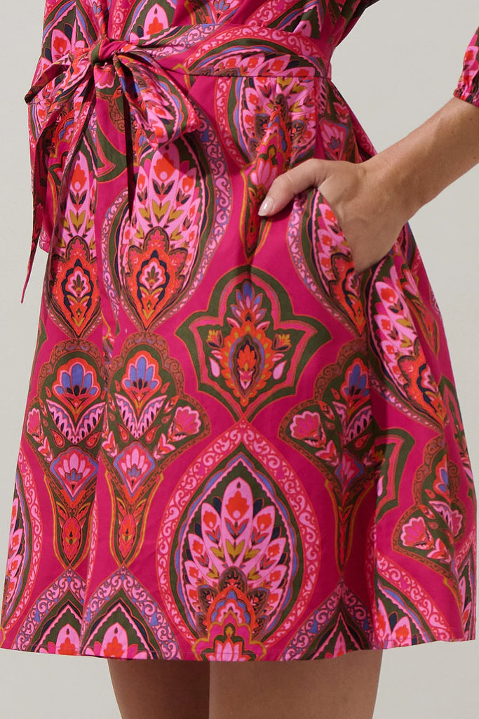 Azura Floral Eira Poplin Mini Dress