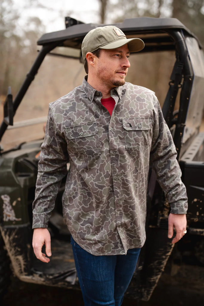 Camo Button Up Localflage OD Empire South