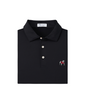 UGA Standing Dawg Solid Performance Jersey Polo Black