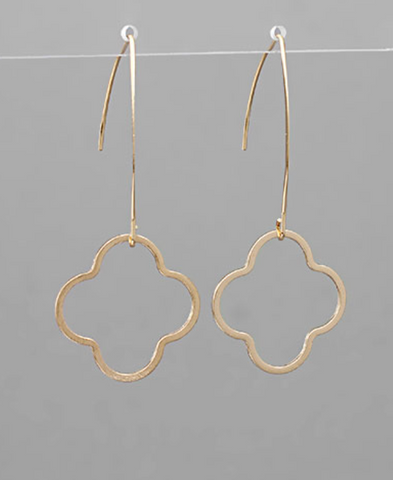 Matte Gold Rounded Hoops