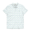 Coastal Performance Polo White, Blue & Seafoam