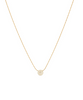 Round Pearl Pendant Necklace