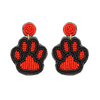 Paw Beaded Dangle Earring