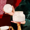 Signature 19 oz Jar White Mercury Etched Candle