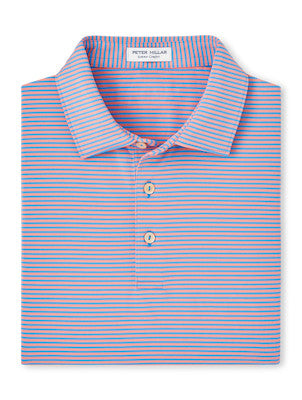 Lavender Fields Performance Jersey Polo Cyan