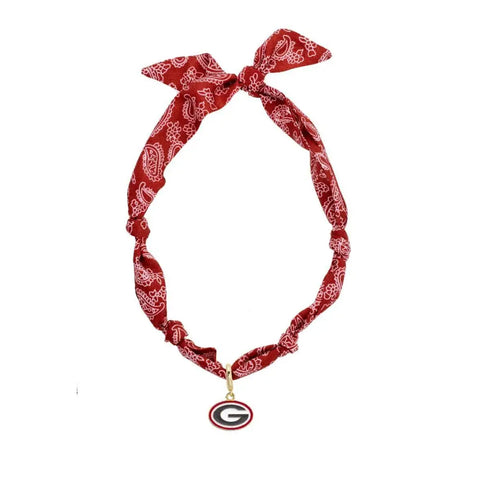 Georgia State Beaded Earrings
