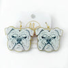 Bulldog Gameday Dangle Earrings