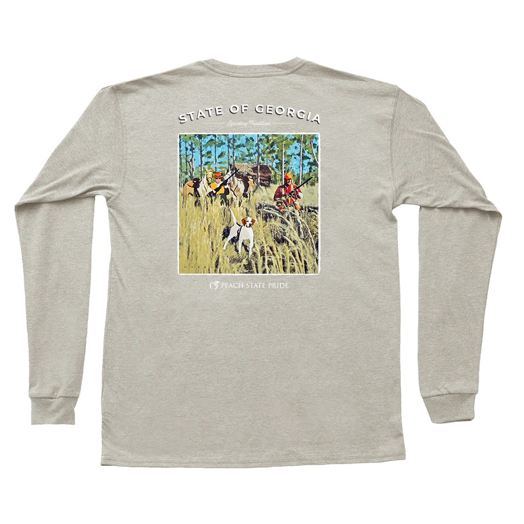 FINAL SALE - Classic Quail Long Sleeve Pocket Tee