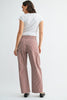 Stripe Barrel Jean w/ Seams