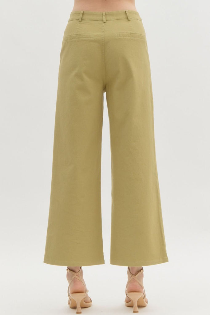 High Waisted Wide Leg Pant