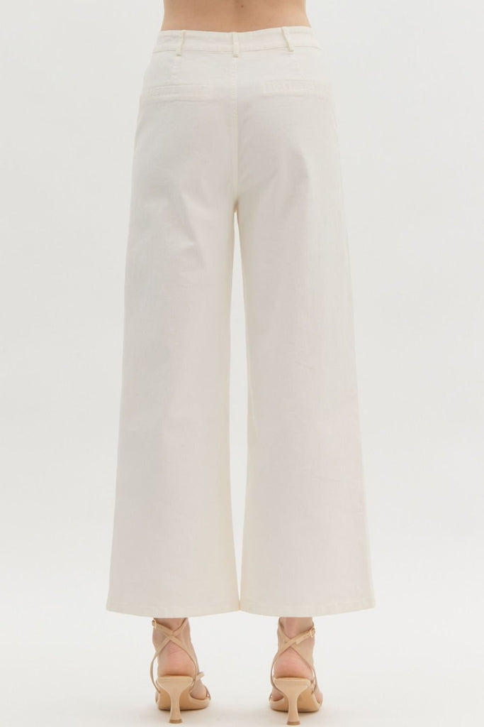 High Waisted Wide Leg Pant