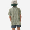 Youth Performance Polo Flying Ducks Green