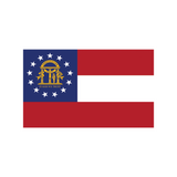 Georgia Flag Decal