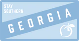 Georgia Patch Decal - Red